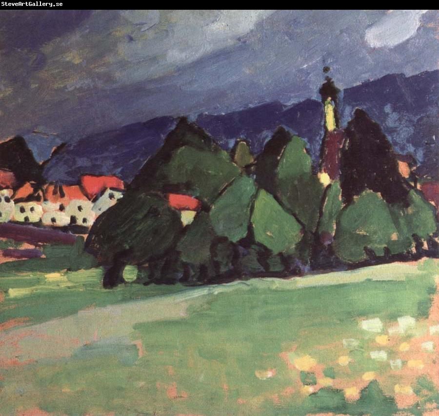 Alexei Jawlensky landscape,murnau